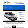 MTA Expert Renault Clio III BREAK 5 portes de 03/2009 à 12/2014