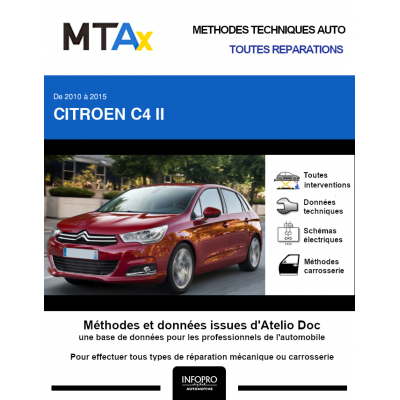 MTA Expert Citroen C4 II HAYON 5 portes de 10/2010 à 01/2015
