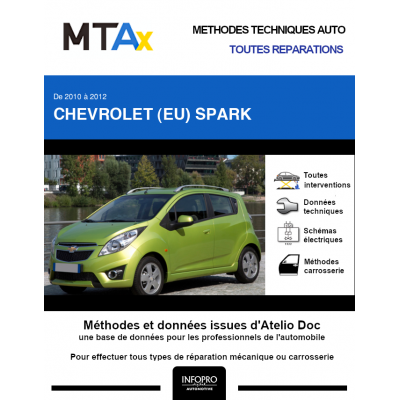 MTA Expert Chevrolet (eu) Spark HAYON 5 portes de 01/2010 à 09/2012