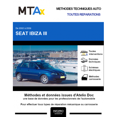 MTA Expert Seat Ibiza III HAYON 5 portes de 03/2002 à 03/2006