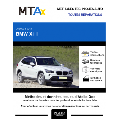 MTA Expert Bmw X1 I BREAK 5 portes de 07/2009 à 05/2012