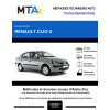 MTA Expert Renault Clio II BERLINE 4 portes de 06/2005 à 07/2006