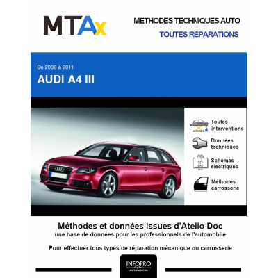 MTA Expert Audi A4 III BREAK 5 portes de 05/2008 à 10/2011