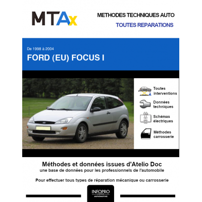 MTA Expert Ford (eu) Focus I COUPE 3 portes de 10/1998 à 09/2004