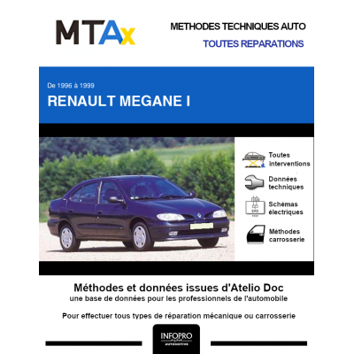 MTA Expert Renault Megane I BERLINE 4 portes de 09/1996 à 03/1999