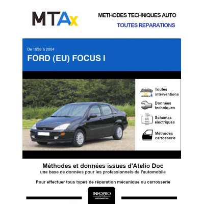 MTA Expert Ford (eu) Focus I BERLINE 4 portes de 10/1998 à 09/2004