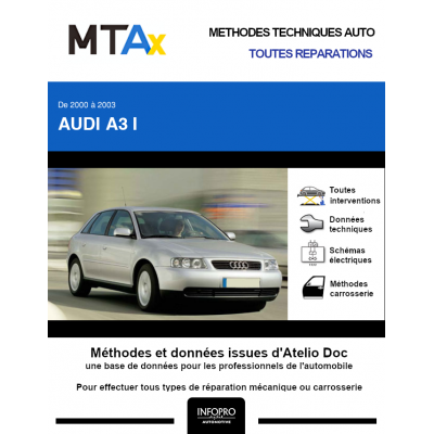 MTA Expert Audi A3 I HAYON 5 portes de 10/2000 à 06/2003