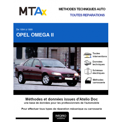MTA Expert Opel Omega II BERLINE 4 portes de 05/1994 à 12/1999