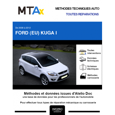 MTA Expert Ford (eu) Kuga I BREAK 5 portes de 03/2008 à 12/2012