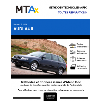 MTA Expert Audi A4 II BREAK 5 portes de 09/2001 à 11/2004