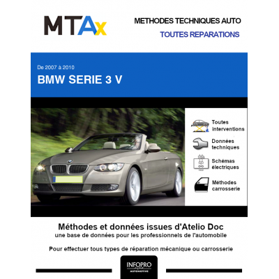 MTA Expert Bmw Serie 3 V CABRIOLET 2 portes de 01/2007 à 03/2010