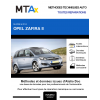 MTA Expert Opel Zafira II MONOSPACE 5 portes de 01/2008 à 12/2014