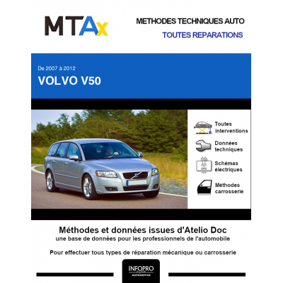 MTA Expert Volvo V50 BREAK 5 portes de 06/2007 à 03/2012