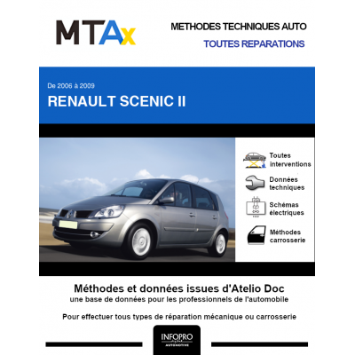 MTA Expert Renault Scenic II MONOSPACE 5 portes de 09/2006 à 04/2009