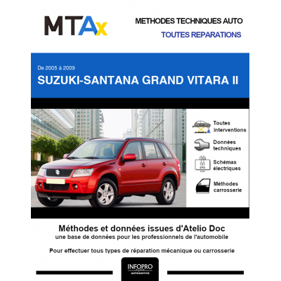 MTA Expert Suzuki-santana Grand vitara II BREAK 5 portes de 09/2005 à 09/2009