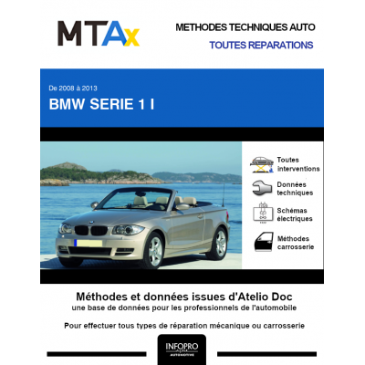 MTA Expert Bmw Serie 1 I CABRIOLET 2 portes de 03/2008 à 06/2013