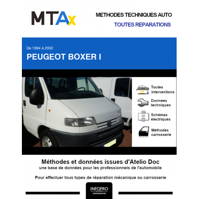 MTA Expert Peugeot Boxer I CHASSIS CABINE 2 portes de 02/1994 à 02/2002