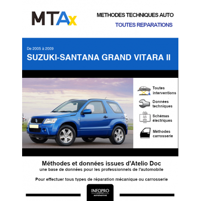 MTA Expert Suzuki-santana Grand vitara II BREAK 3 portes de 09/2005 à 09/2009