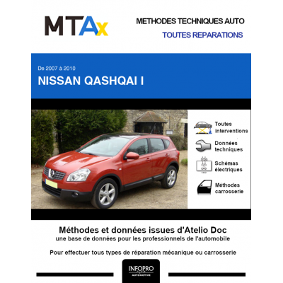 MTA Expert Nissan Qashqai I BREAK 5 portes de 01/2007 à 09/2010