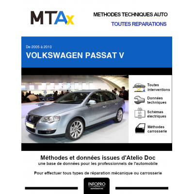MTA Expert Volkswagen Passat V BERLINE 4 portes de 03/2005 à 10/2010