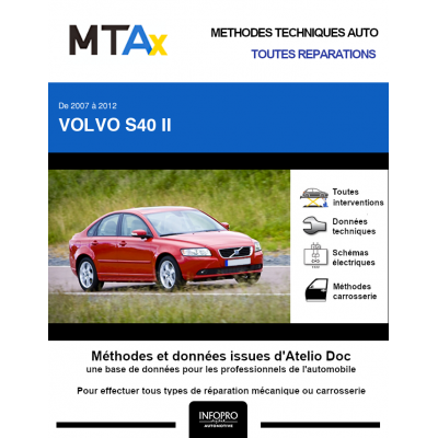 MTA Expert Volvo S40 II BERLINE 4 portes de 06/2007 à 03/2012