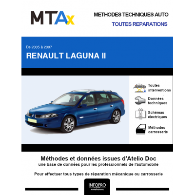 MTA Expert Renault Laguna II BREAK 5 portes de 03/2005 à 09/2007