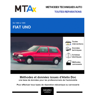 MTA Expert Fiat Uno HAYON 3 portes de 10/1989 à 10/1995
