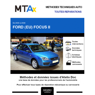 MTA Expert Ford (eu) Focus II BERLINE 4 portes de 01/2005 à 12/2007