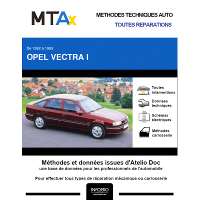 MTA Expert Opel Vectra I HAYON 5 portes de 07/1992 à 06/1995