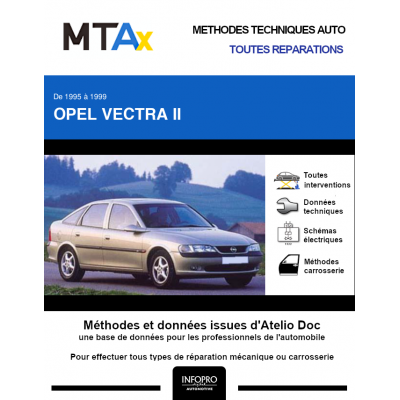 MTA Expert Opel Vectra II HAYON 5 portes de 11/1995 à 02/1999