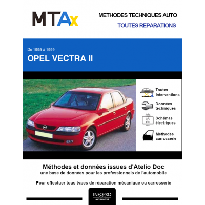 MTA Expert Opel Vectra II BERLINE 4 portes de 11/1995 à 02/1999