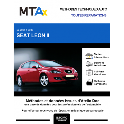MTA Expert Seat Leon II HAYON 5 portes de 09/2005 à 05/2009