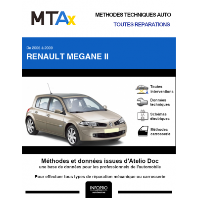 MTA Expert Renault Megane II HAYON 5 portes de 01/2006 à 06/2009