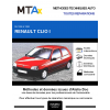 MTA Expert Renault Clio I HAYON 3 portes de 03/1996 à 08/1998