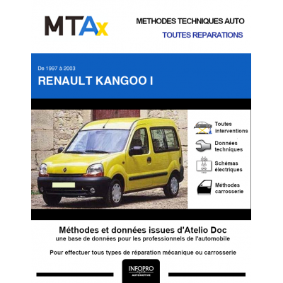 MTA Expert Renault Kangoo I BREAK 4 portes de 09/1997 à 06/2003