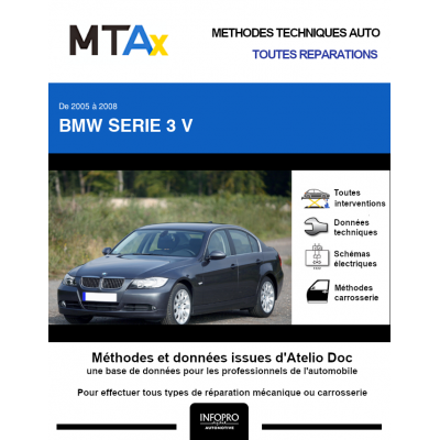 MTA Expert Bmw Serie 3 V BERLINE 4 portes de 03/2005 à 09/2008