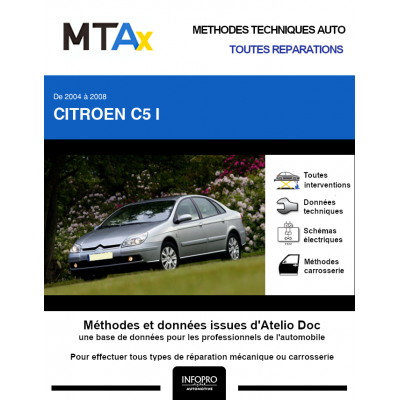 MTA Expert Citroen C5 I HAYON 5 portes de 09/2004 à 04/2008