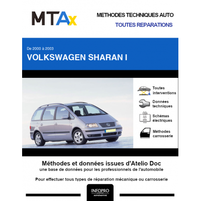 MTA Expert Volkswagen Sharan I MONOSPACE 5 portes de 06/2000 à 12/2003