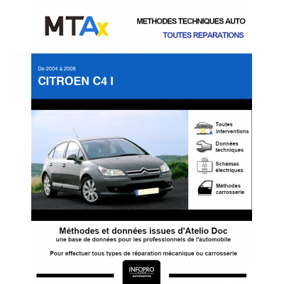 MTA Expert Citroen C4 I HAYON 5 portes de 11/2004 à 07/2008