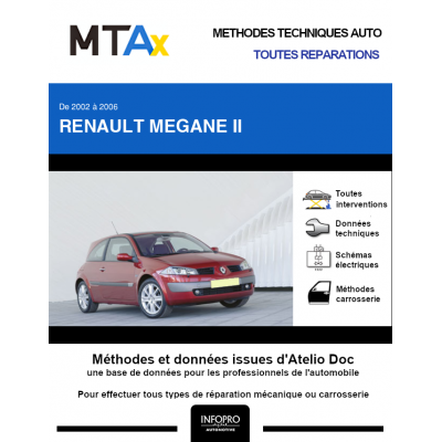 MTA Expert Renault Megane II HAYON 3 portes de 09/2002 à 12/2005