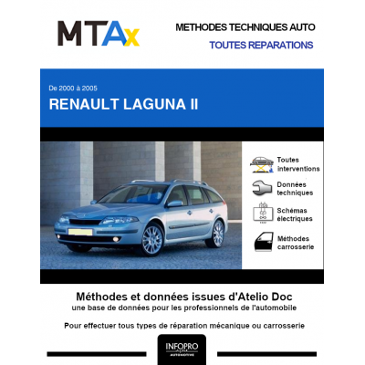 MTA Expert Renault Laguna II BREAK 5 portes de 11/2000 à 03/2005