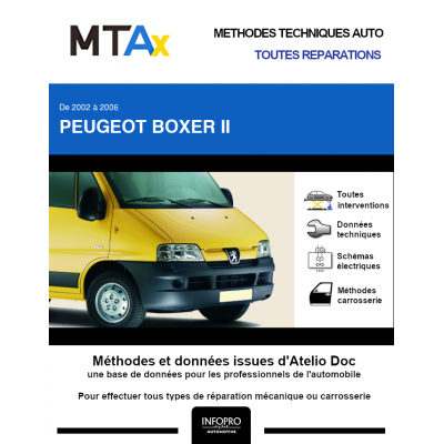 MTA Expert Peugeot Boxer II COMBI 4 portes de 02/2002 à 06/2006