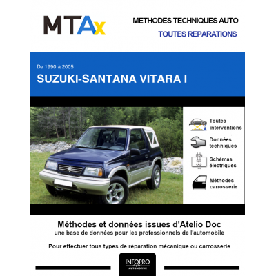 MTA Expert Suzuki-santana Vitara I CABRIOLET 2 portes de 07/1990 à 12/2005