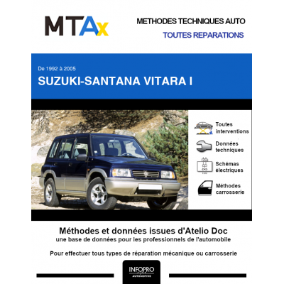 MTA Expert Suzuki-santana Vitara I BREAK 5 portes de 10/1992 à 12/2005