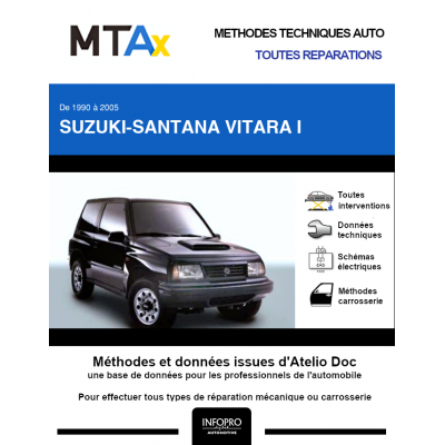 MTA Expert Suzuki-santana Vitara I BREAK 3 portes de 07/1990 à 12/2005