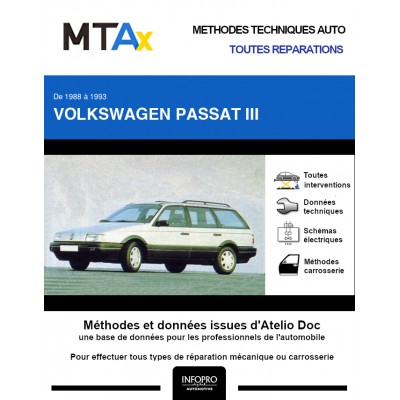MTA Expert Volkswagen Passat III BREAK 5 portes de 04/1988 à 11/1993