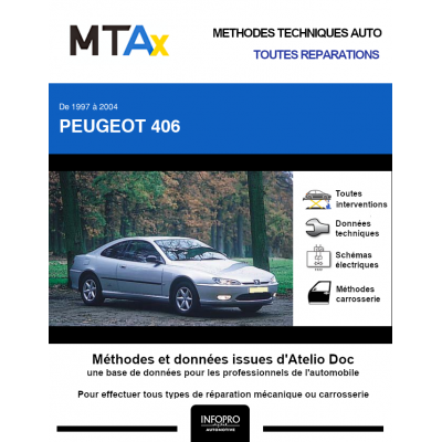 MTA Expert Peugeot 406 COUPE 2 portes de 05/1997 à 12/2004
