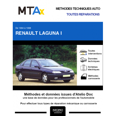 MTA Expert Renault Laguna I HAYON 5 portes de 01/1994 à 04/1998