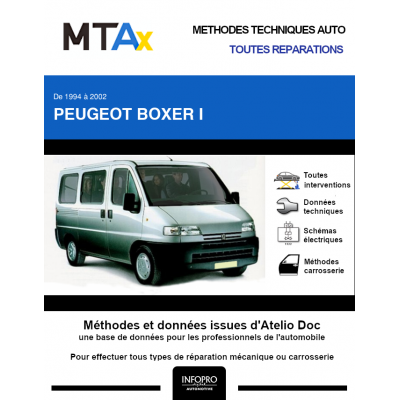 MTA Expert Peugeot Boxer I COMBI 4 portes de 07/1994 à 02/2002