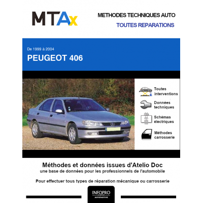 MTA Expert Peugeot 406 BERLINE 4 portes de 04/1999 à 04/2004